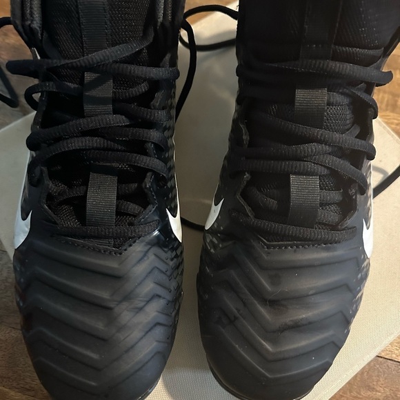 Nike Alpha cleats 11.5 Excellent condition black and white - Picture 12 of 12